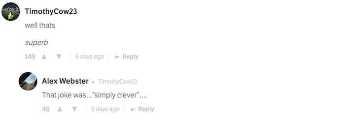 The 10 Best Comments On CT Last Week