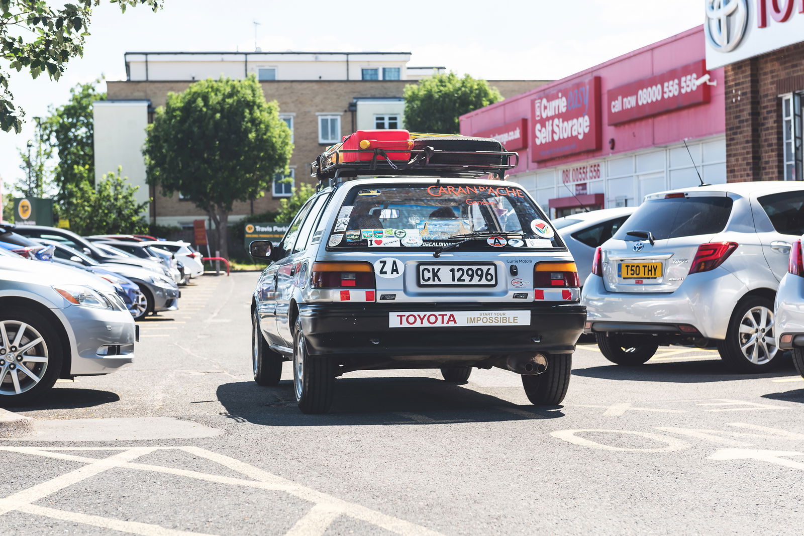 This 81-Year-Old Just Drove An Old Toyota 7500 Miles To London