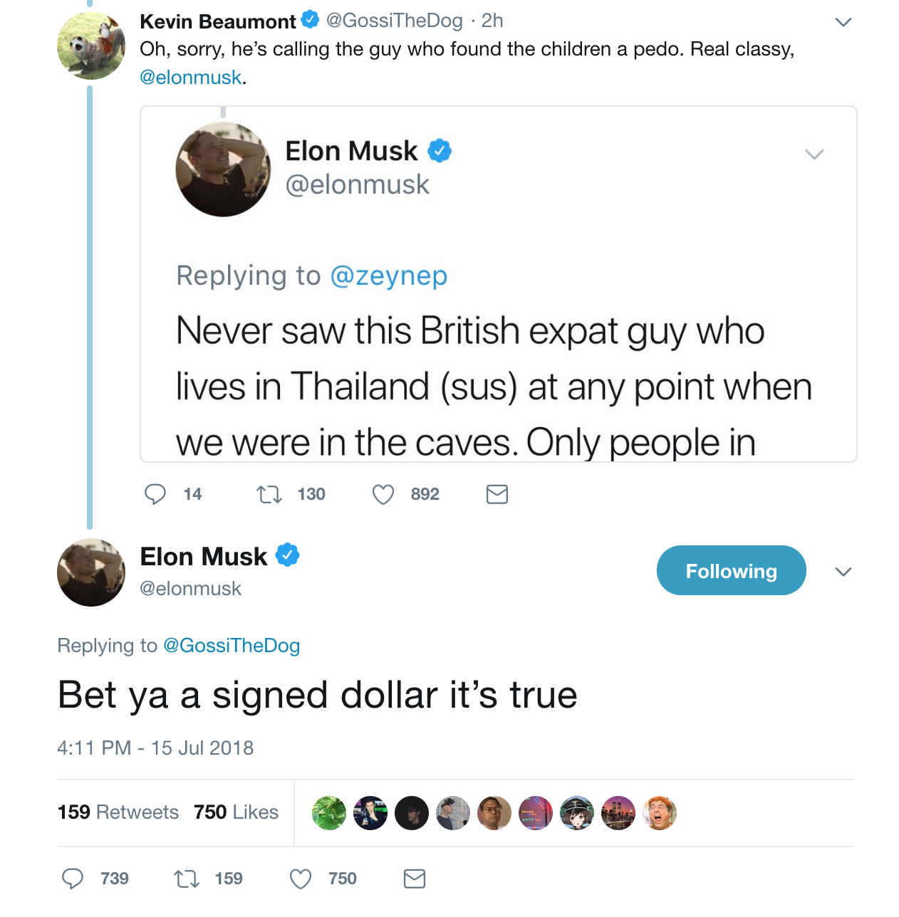 Elon Musk Calls Thai Cave Rescue Diver A 'Pedo' In Bizarre Outburst, Then Deletes Tweets