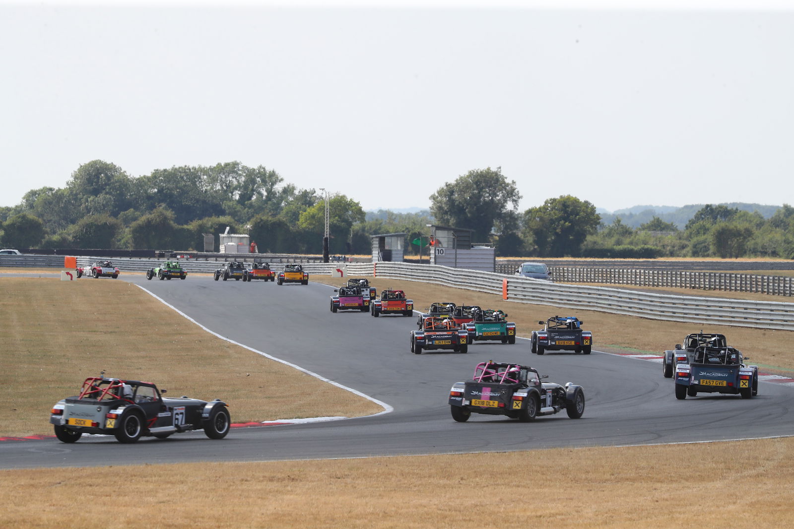 Mid-battle with Nick Smith (Image via Snappyracers.com)