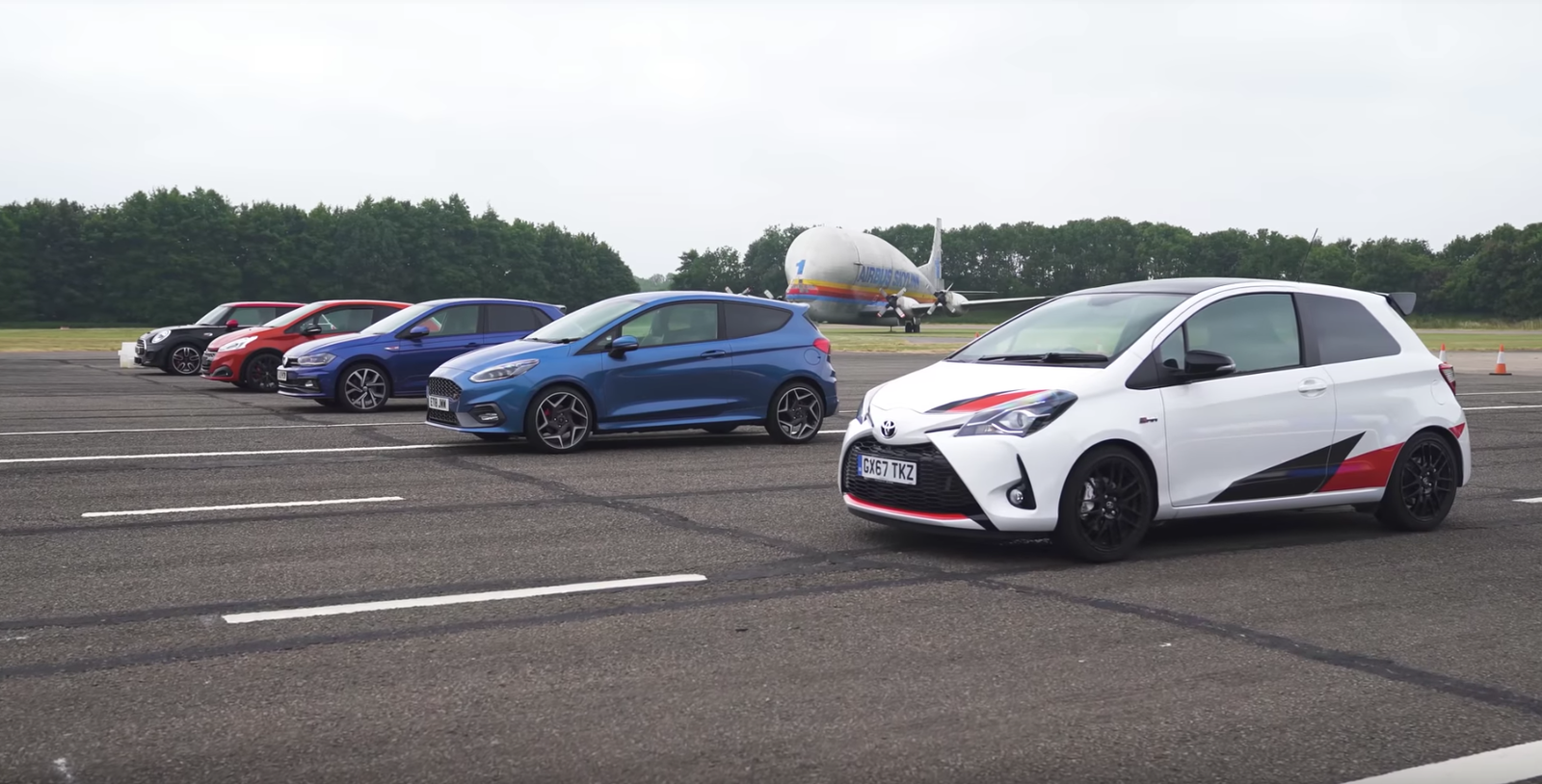 Here's What Happens When The Ford Fiesta ST Drag Races Its Rivals
