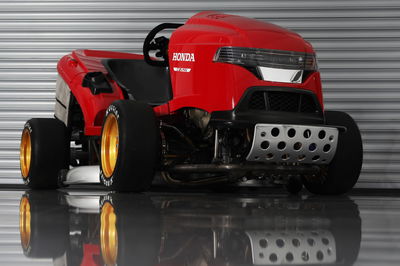 Honda's 190bhp, 150mph Lawn Mower Is Out To Break World Records