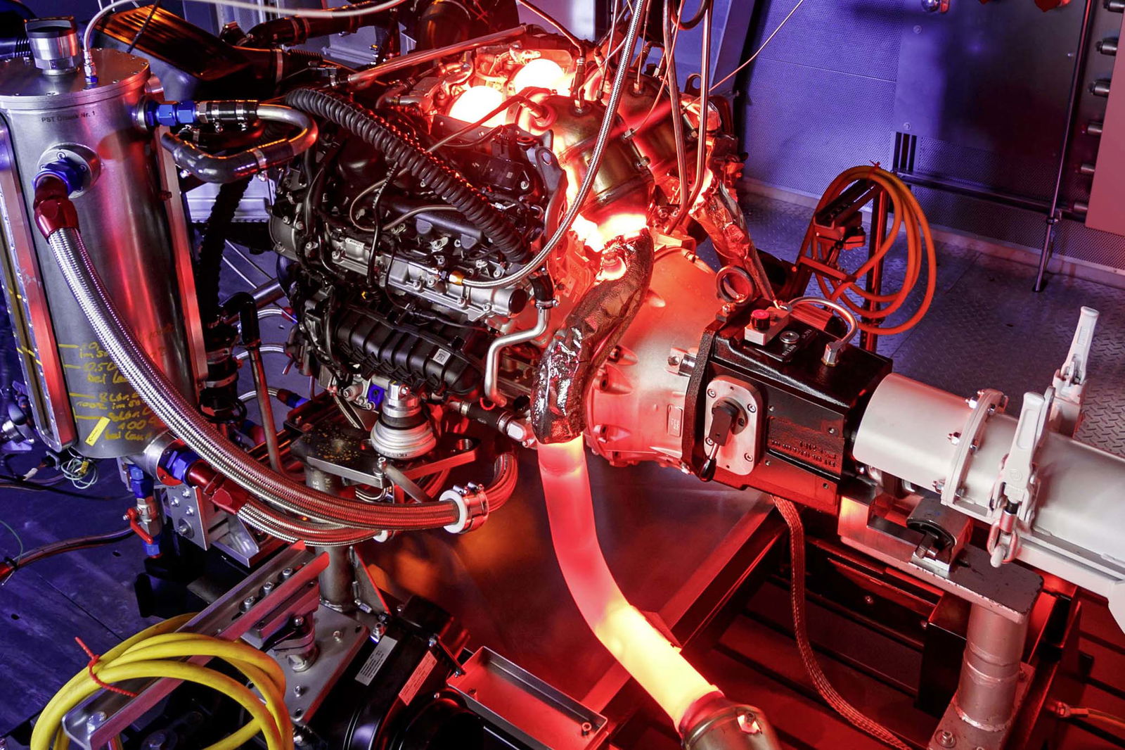 An AMG V8 embracing turbocharging the only way it knows how