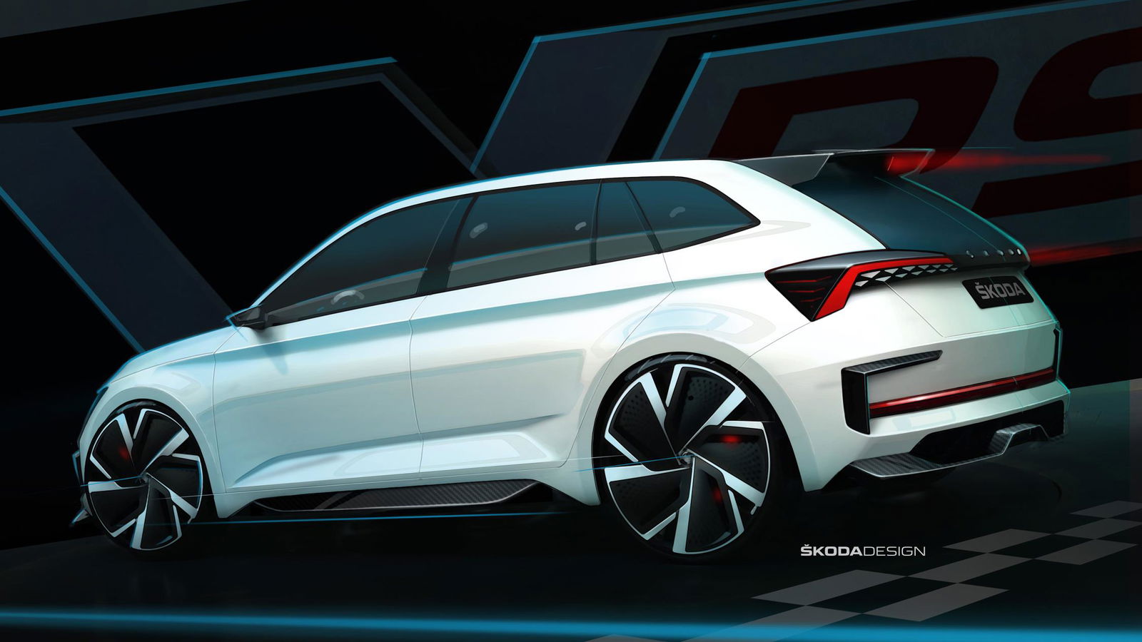 Skoda's Vision RS Hybrid Hot Hatch Has 242bhp And A 'Vegan' Interior