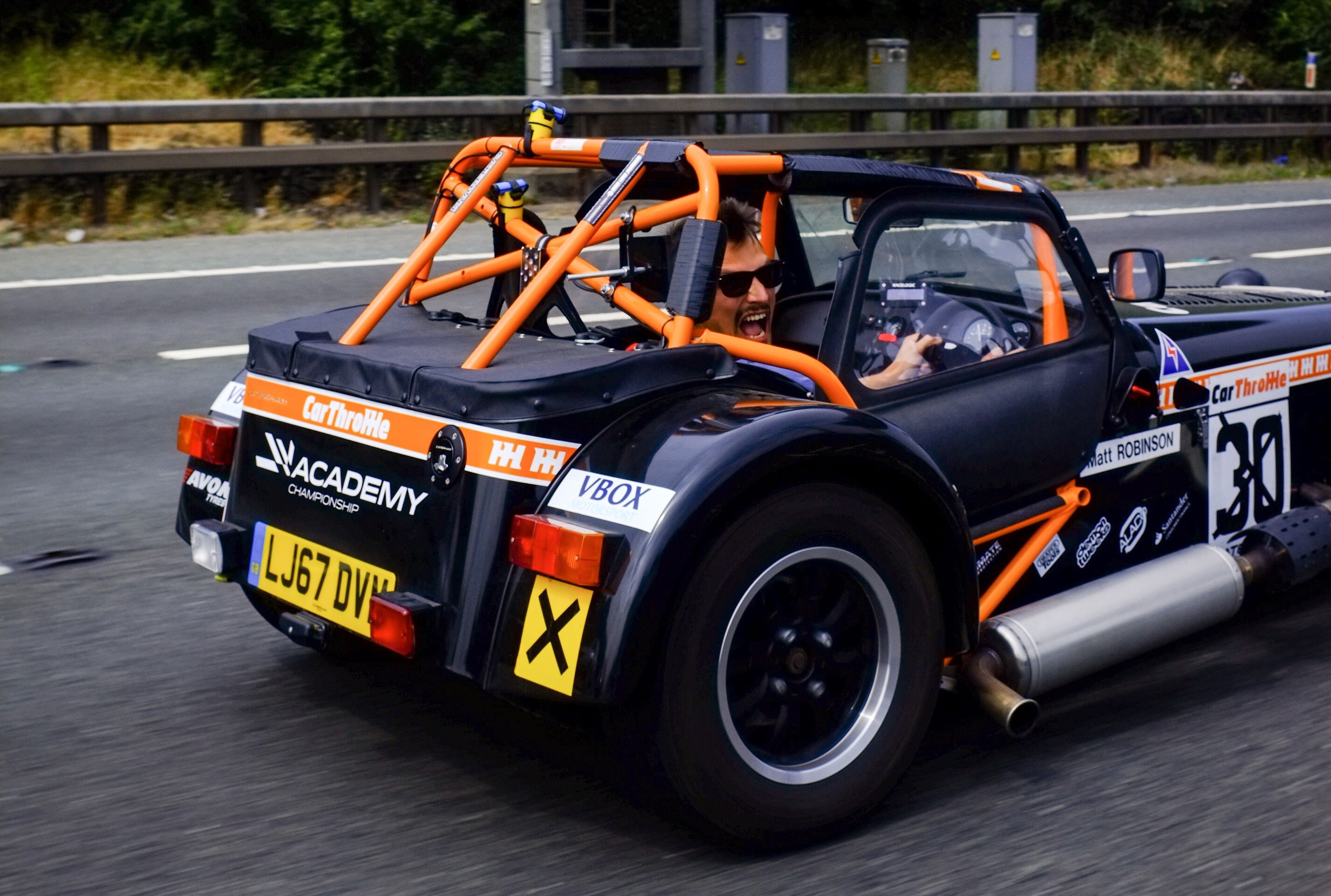 En-route to the Car Throttle staff weekend away...