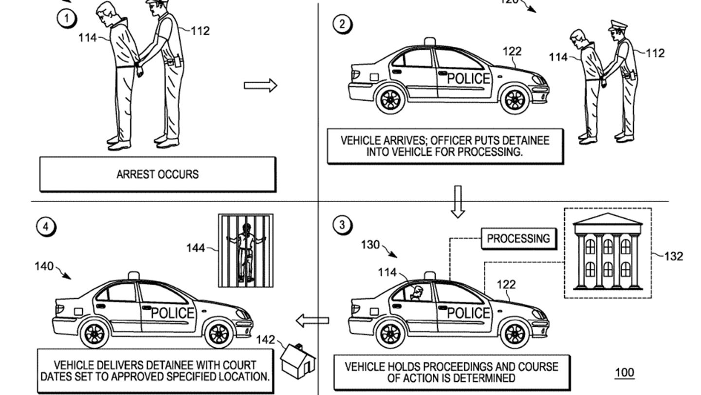 Motorola's Proposed Autonomous Cop Car Sounds Like Judge Dredd's New Car