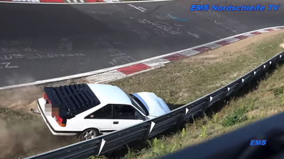 Terrible Driving Punted This Poor Nissan Silvia S12 Into A 'Ring Barrier