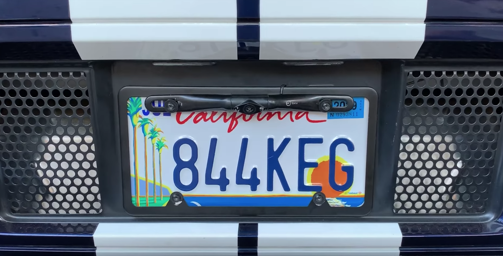 DeMuro's Ford GT effectively wears a $17,000 number plate