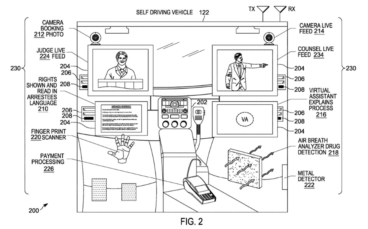 Motorola's Proposed Autonomous Cop Car Sounds Like Judge Dredd's New Car