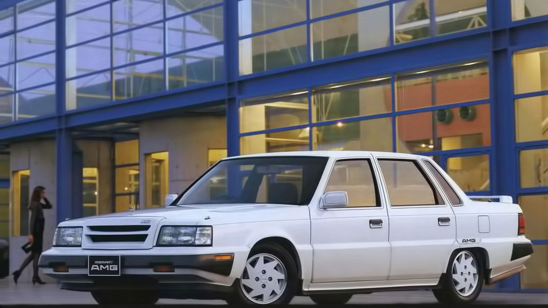 Mitsubishi And AMG Once Hooked Up And Made A V6 JDM Saloon