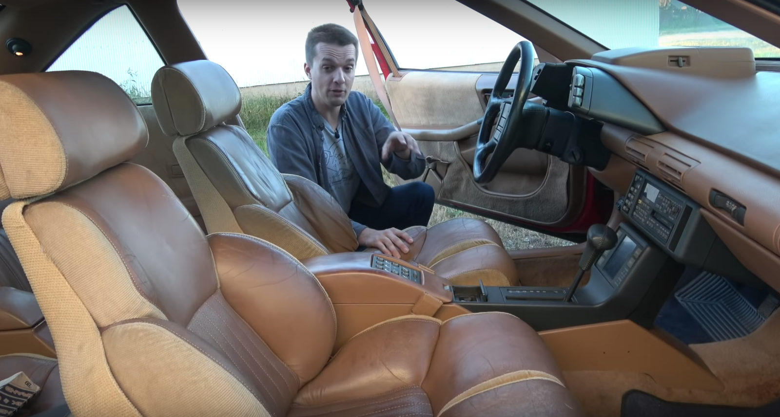The Pontiac Grand Prix ASC McLaren's seats are...interesting