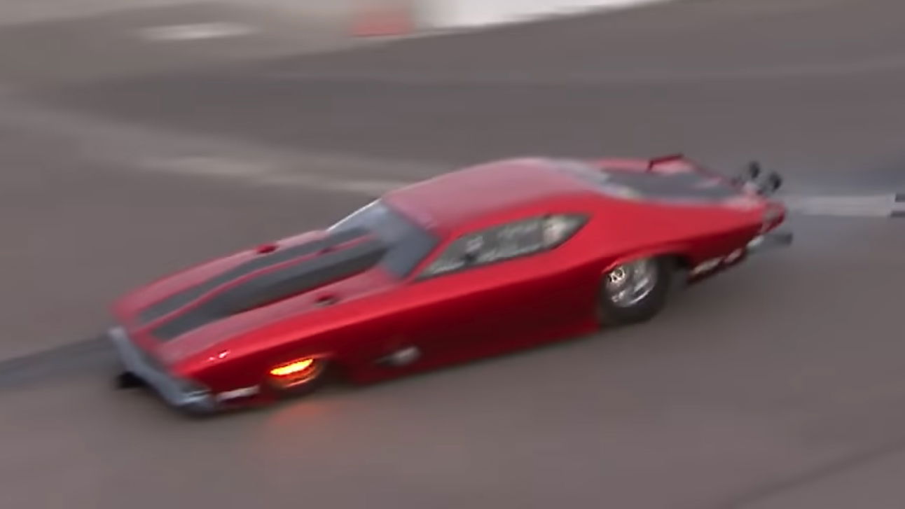 Crashing A Drag Racer After A Parachute Brake Failure Looks Terrifying