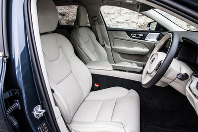 A leather-clad Volvo interior is a fine-smelling thing