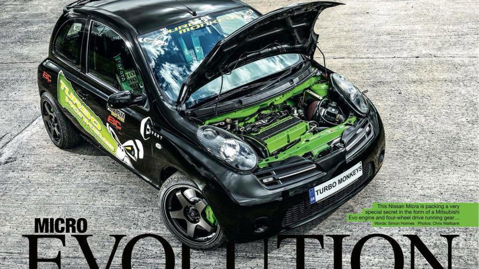 Enjoy 400bhp Sleeper Kicks In An Evo-Powered Nissan Micra
