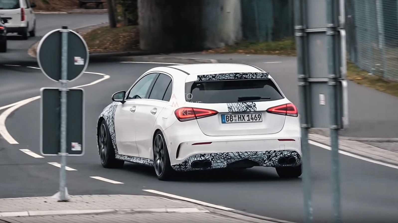 The Oddly Quiet New Mercedes-AMG A45 Is In Nurburgring Testing