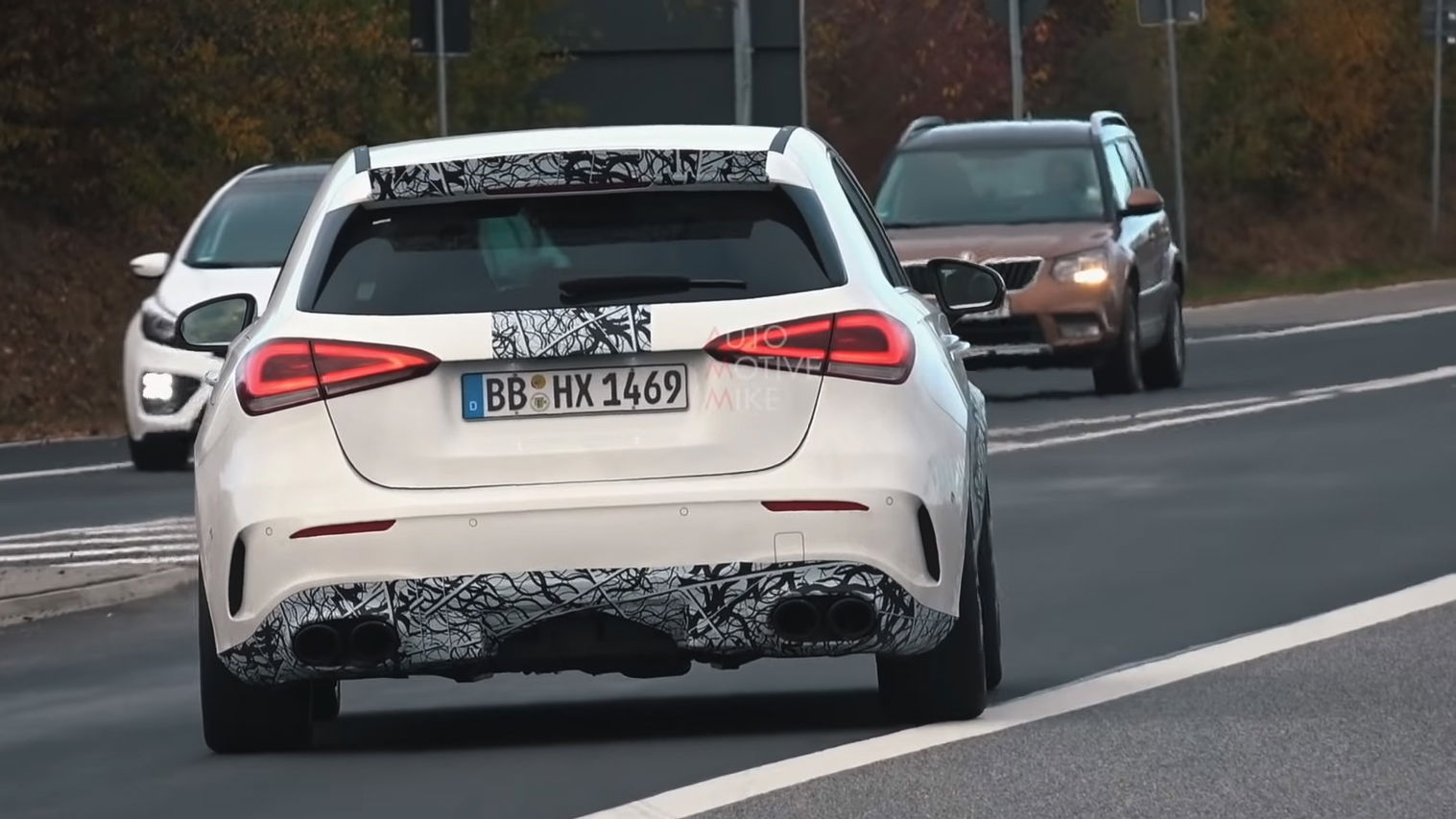 The Oddly Quiet New Mercedes-AMG A45 Is In Nurburgring Testing