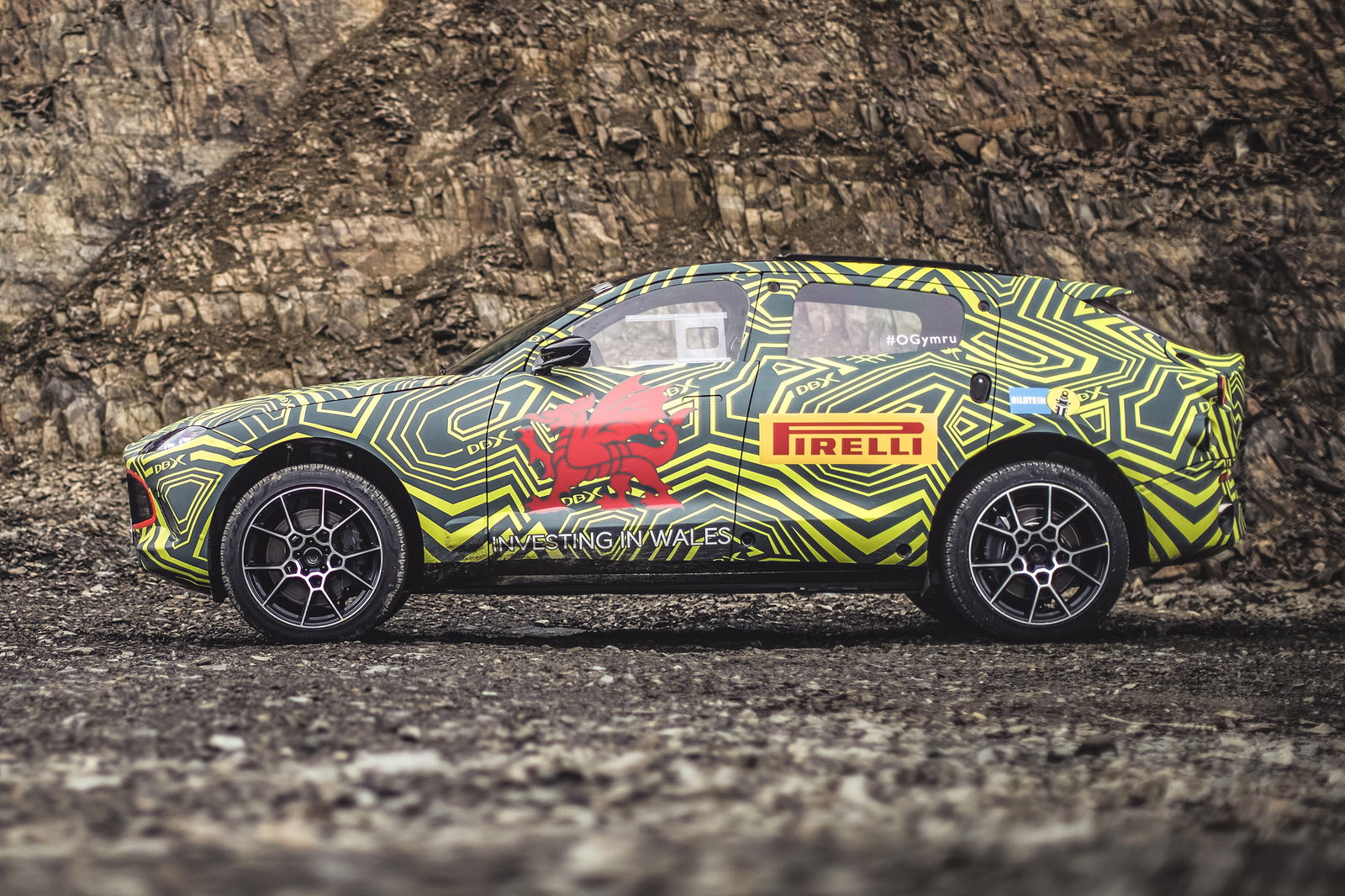 Here's Aston Martin’s New DBX SUV Testing On A Filthy Rally Stage