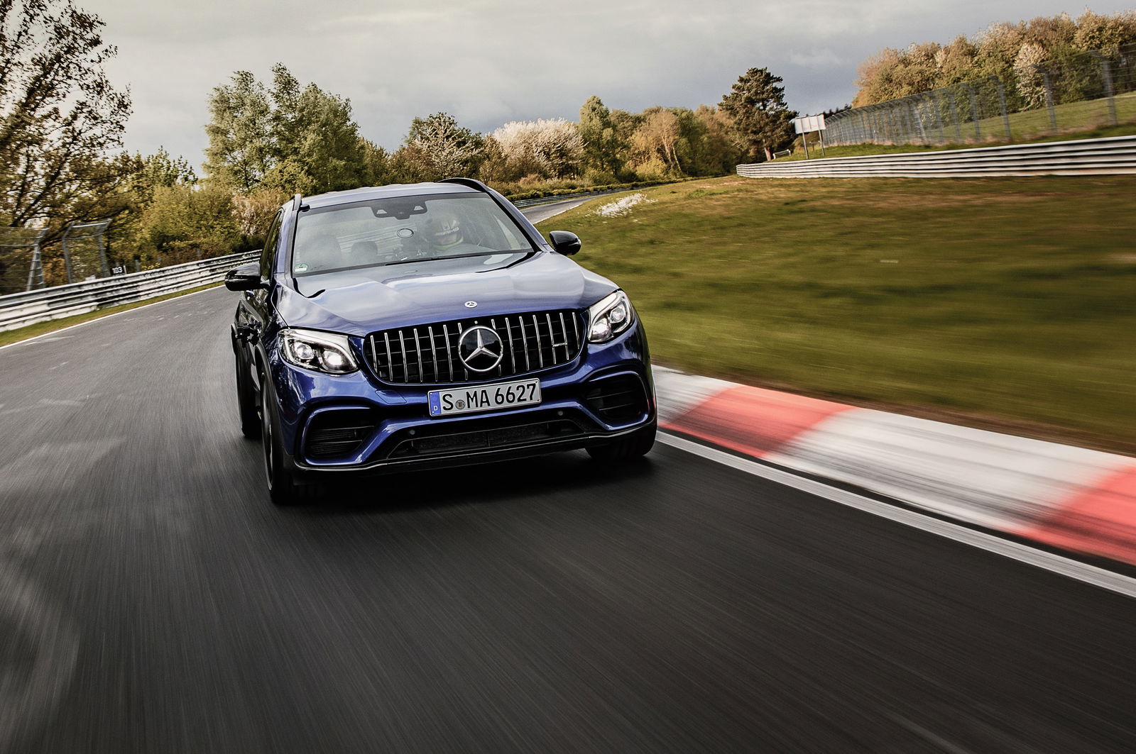Watch The Mercedes-AMG GLC63 Snatch Alfa Romeo's SUV 'Ring Record