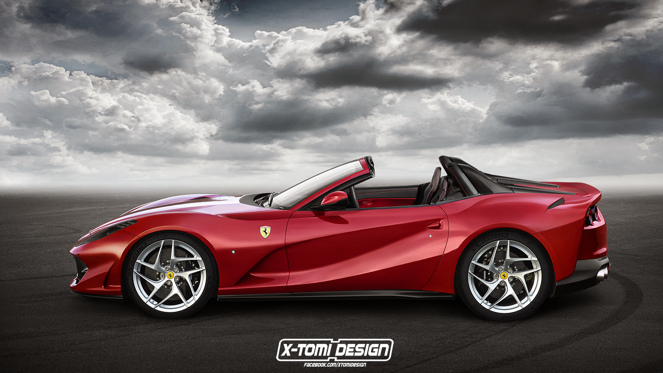 Ferrari Is Planning A Convertible 812 With A Folding Hard-Top