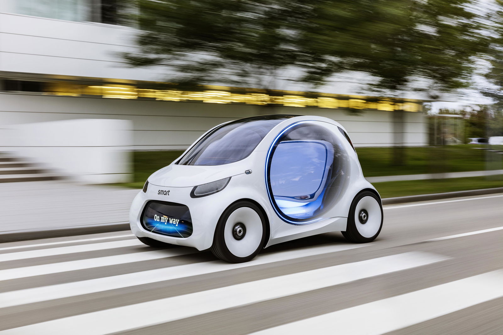 Smart's concept vision for an automated city car