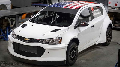 An LS V8 In A Chevrolet Sonic Is Brilliant Rally Madness