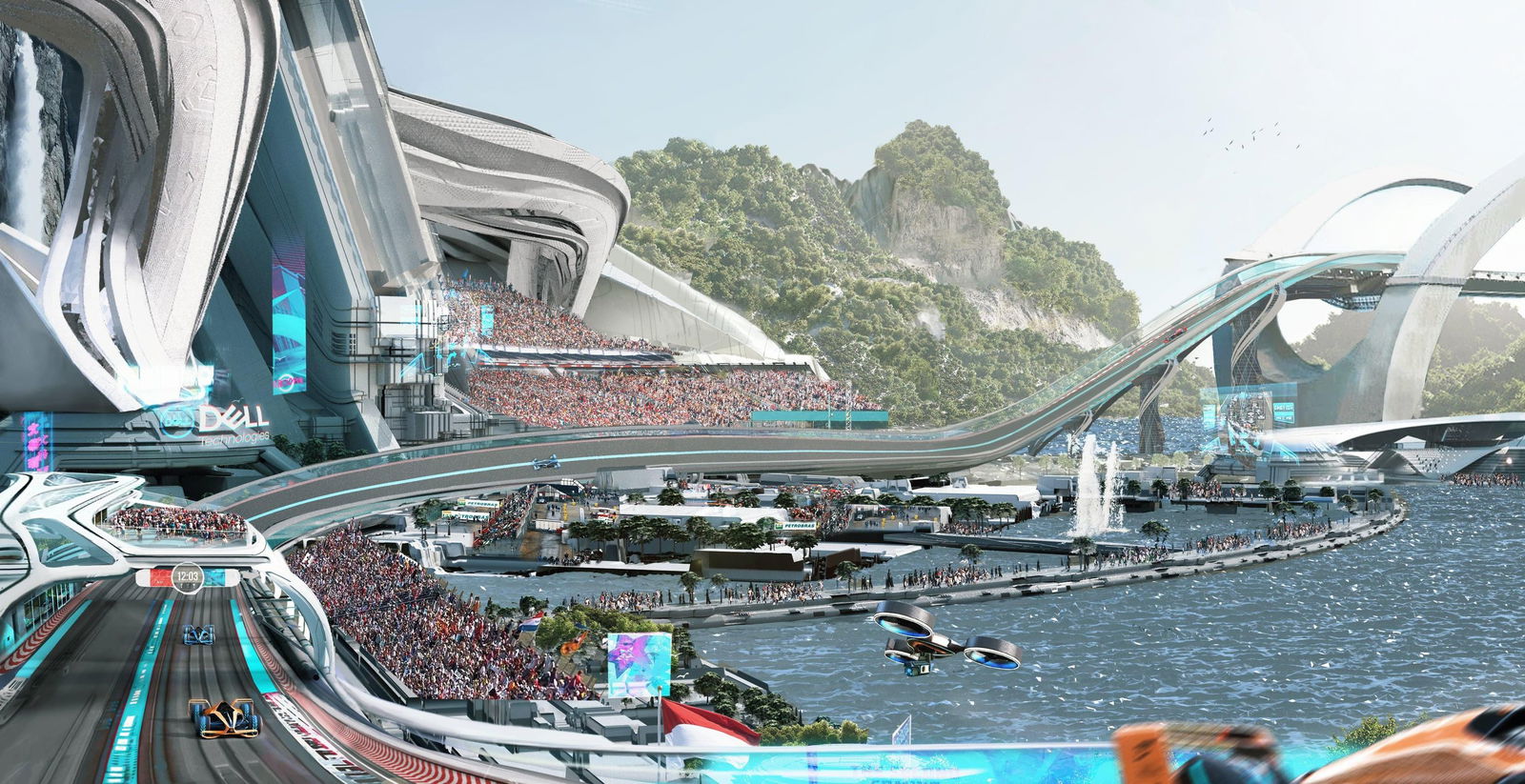 Here's McLaren's Crazy Vision Of What Formula 1 Might Be Like In 2050