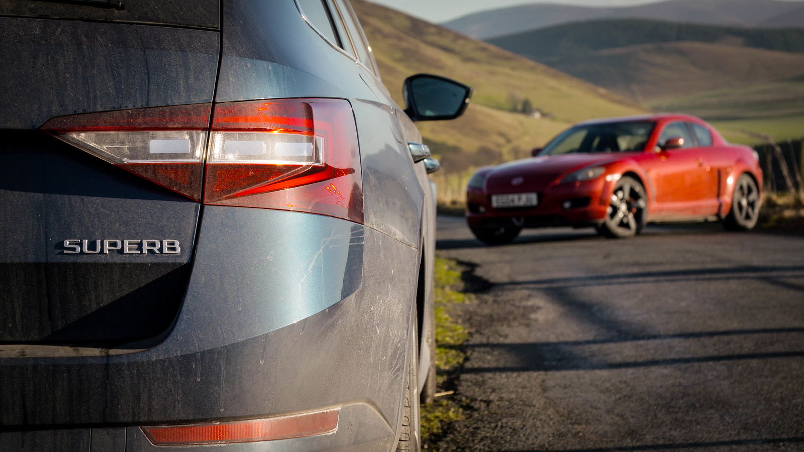 400 miles later, the RX-8 and Superb had made it to Scotland