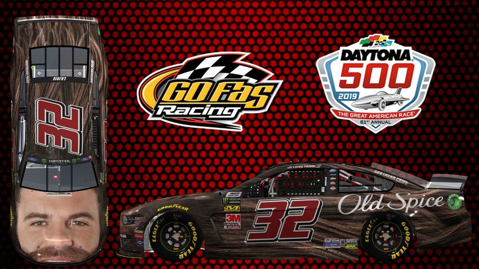 Driver's Face Used For Nascar Team's Freaky Livery