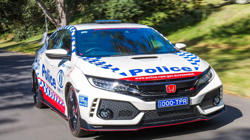 Honda Just Gifted Australian Police A Honda Civic Type R