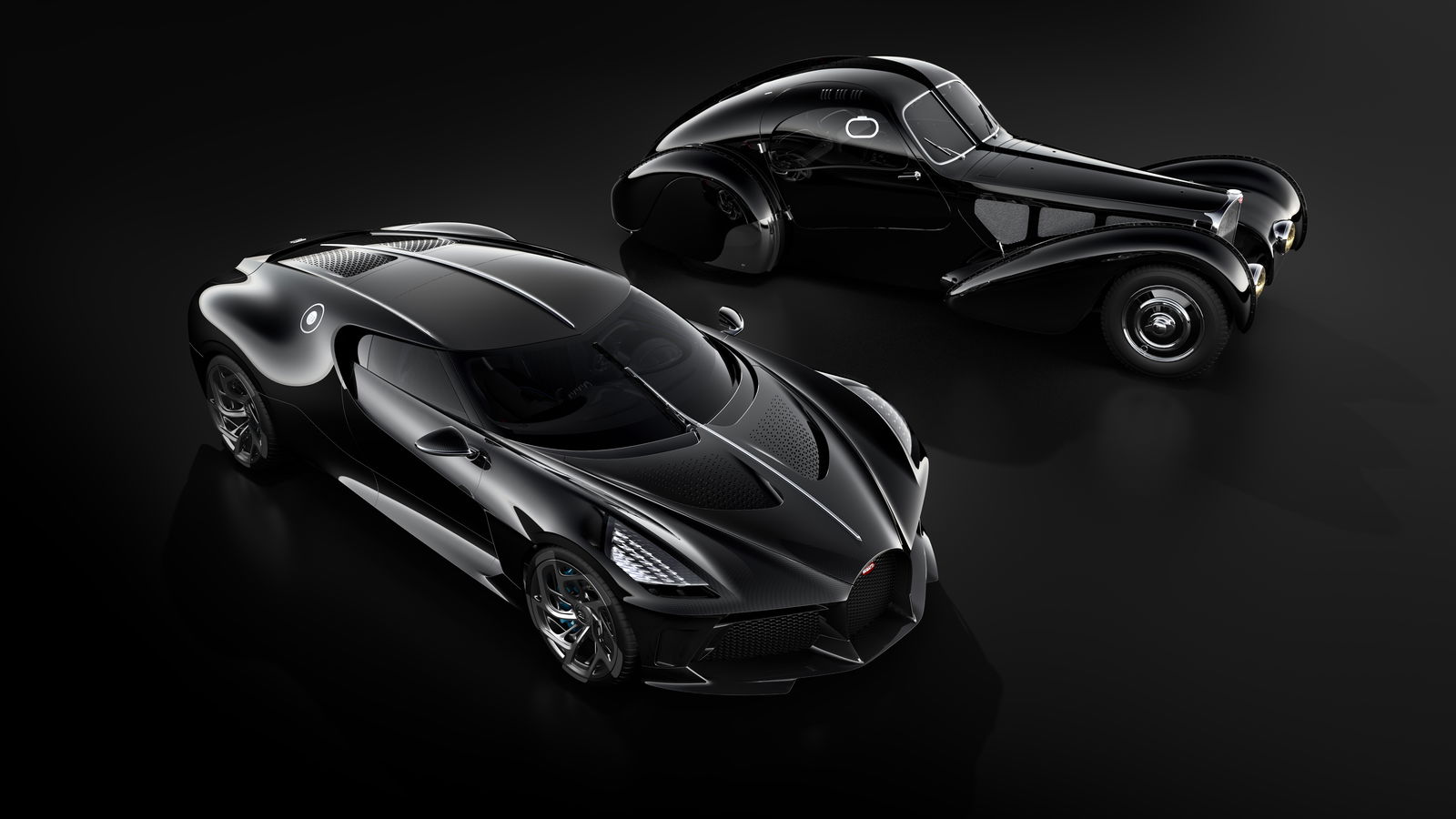 The Voiture Noire with the Type 57 SC Atlantic