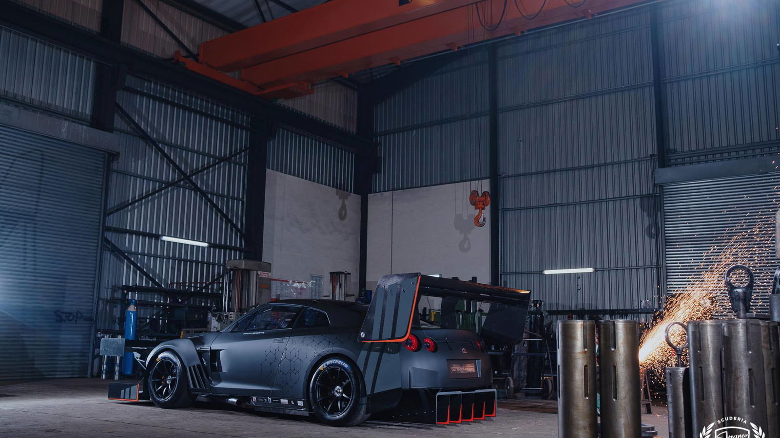 Get A Load Of The Wings On This Nissan GT-R Hill Climb Monster