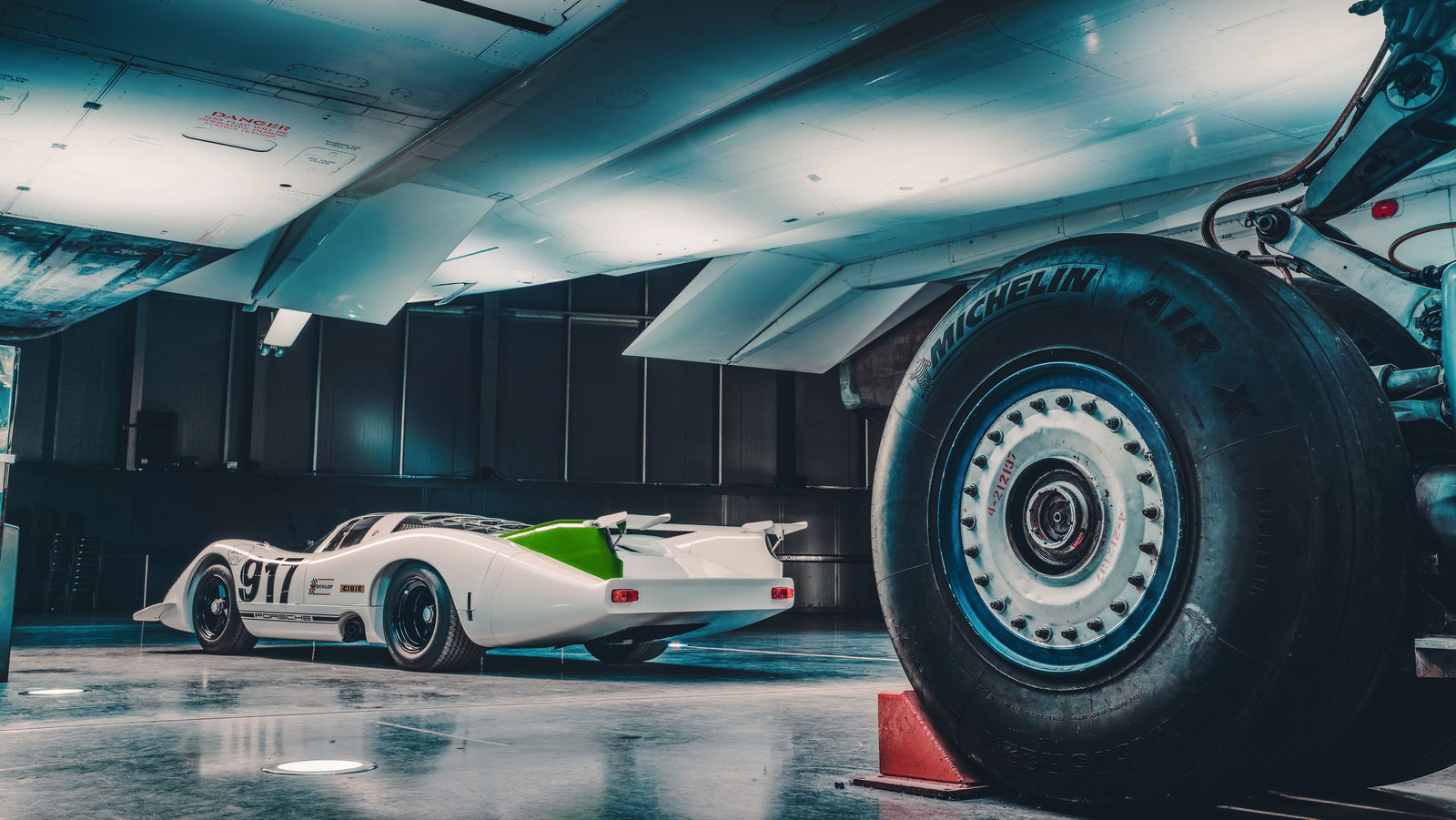 Porsche 917-001 Next To Concorde 002 Is Pure Wallpaper Material