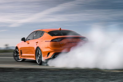 Kia’s AWD Stinger GTS Has Landed And Drift Mode Seems To Work