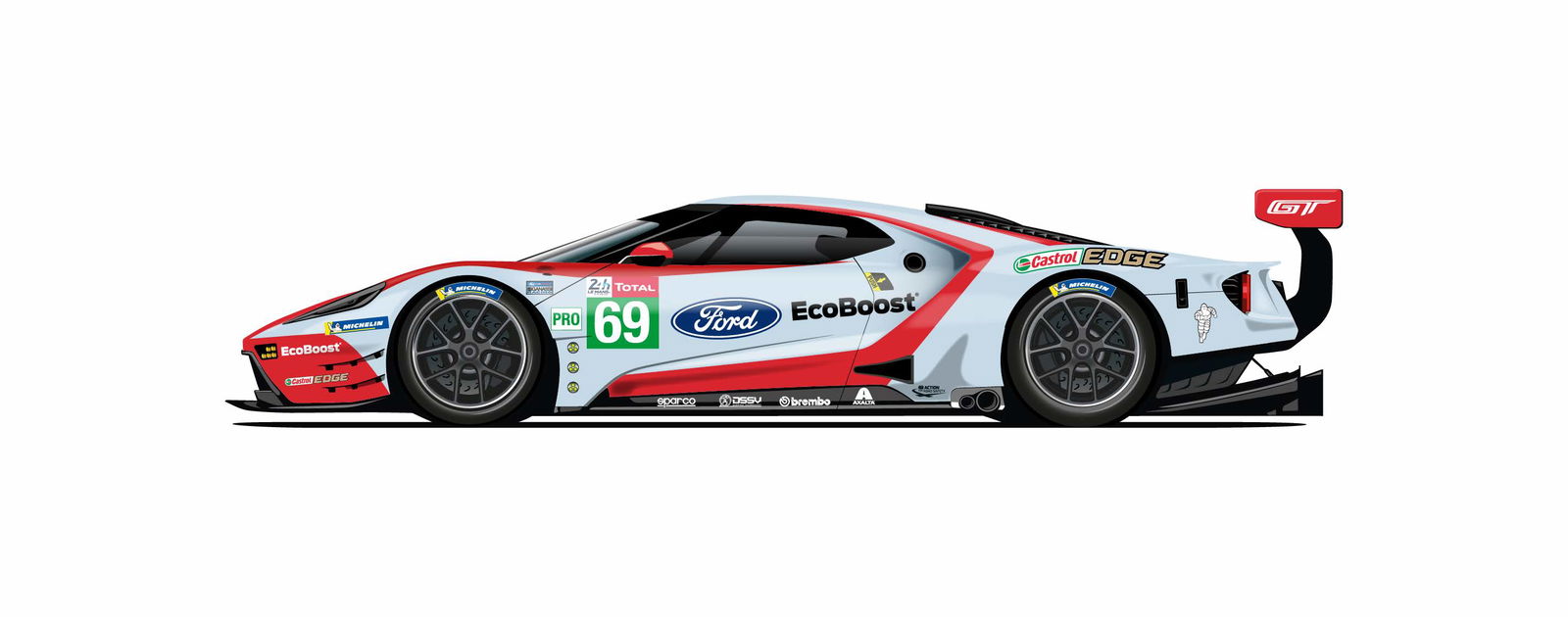 The Ford GT Will Use These Amazing Retro Liveries At Le Mans