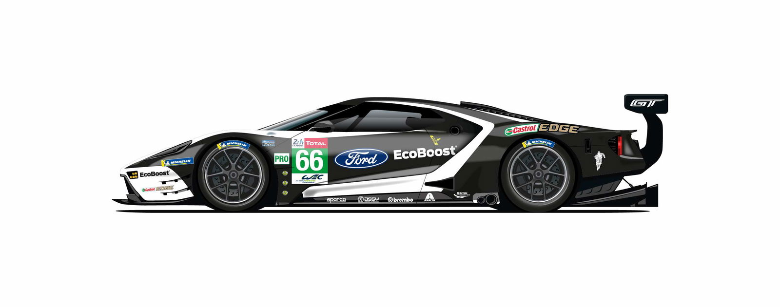 The Ford GT Will Use These Amazing Retro Liveries At Le Mans