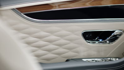 The New Bentley Flying Spur Has Weird 3D Textured Leather