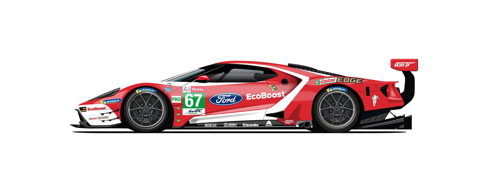 The Ford GT Will Use These Amazing Retro Liveries At Le Mans