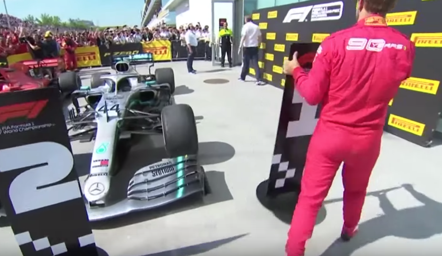 Model Of Sebastian Vettel's Canada GP 'Win' Is Just An Empty Box