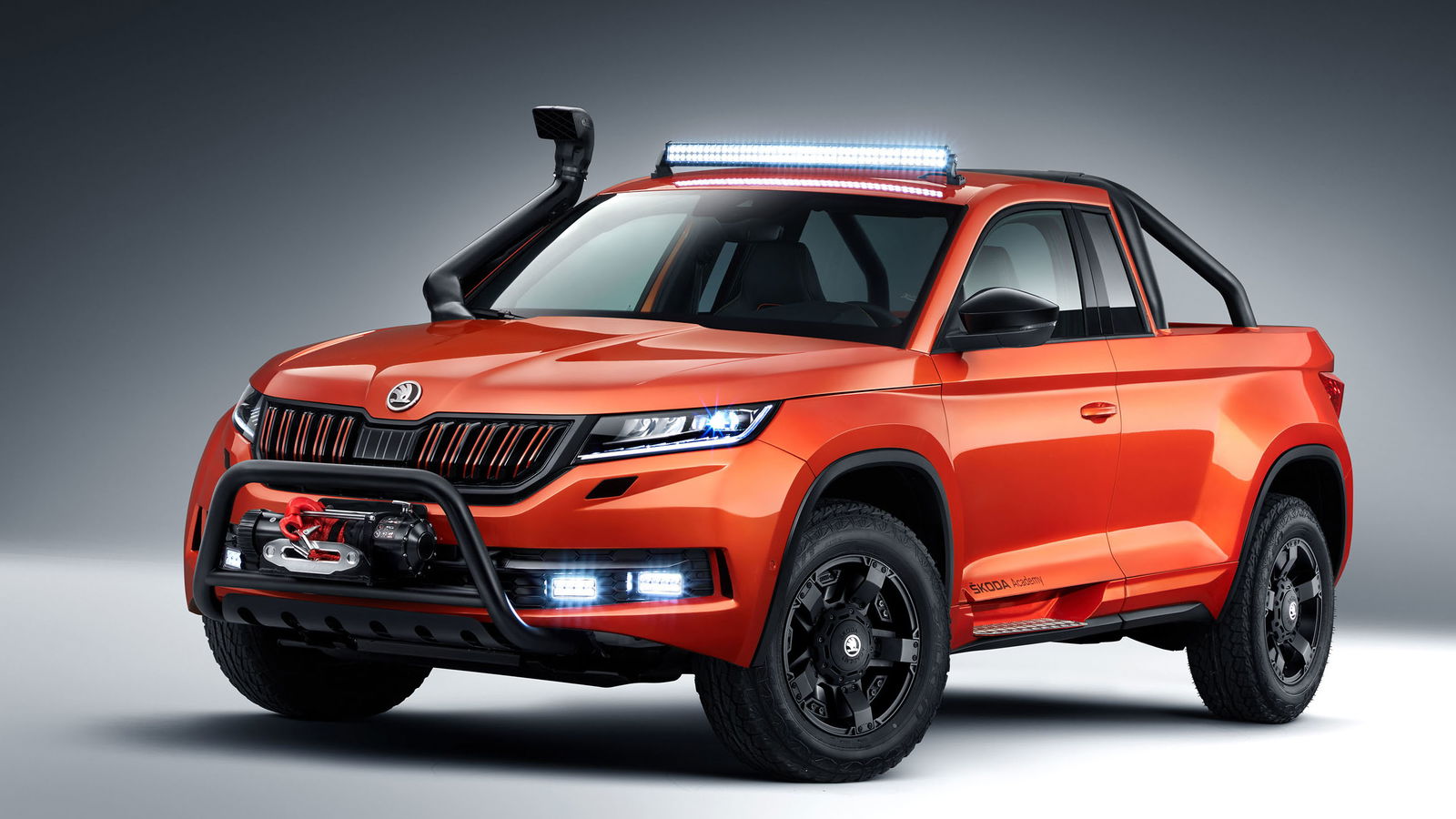 The Skoda Mountiaq Is A Winch-Toting Pickup Built By Students