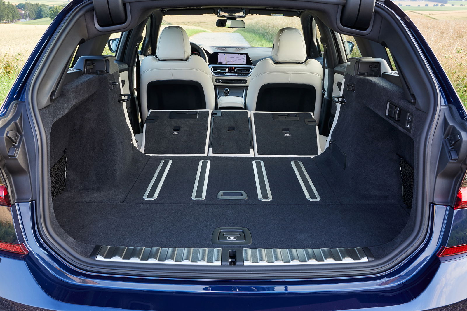 With the seats down, the Touring offers 1510 litres of space. Seats up, the figure is 500 litres.
