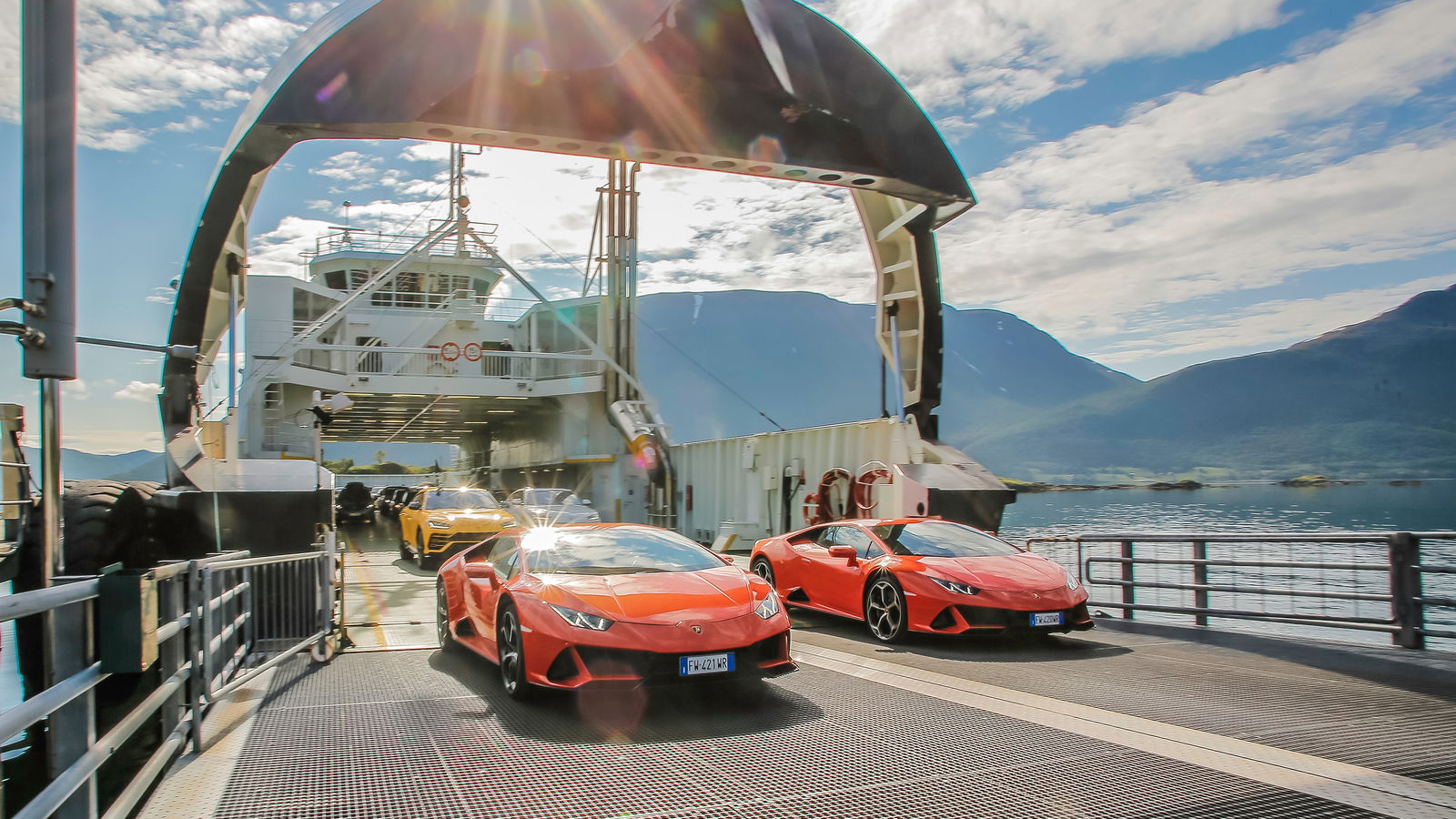 Lamborghini Has Gone Arctic Road-Tripping In 7 Huracan Evos