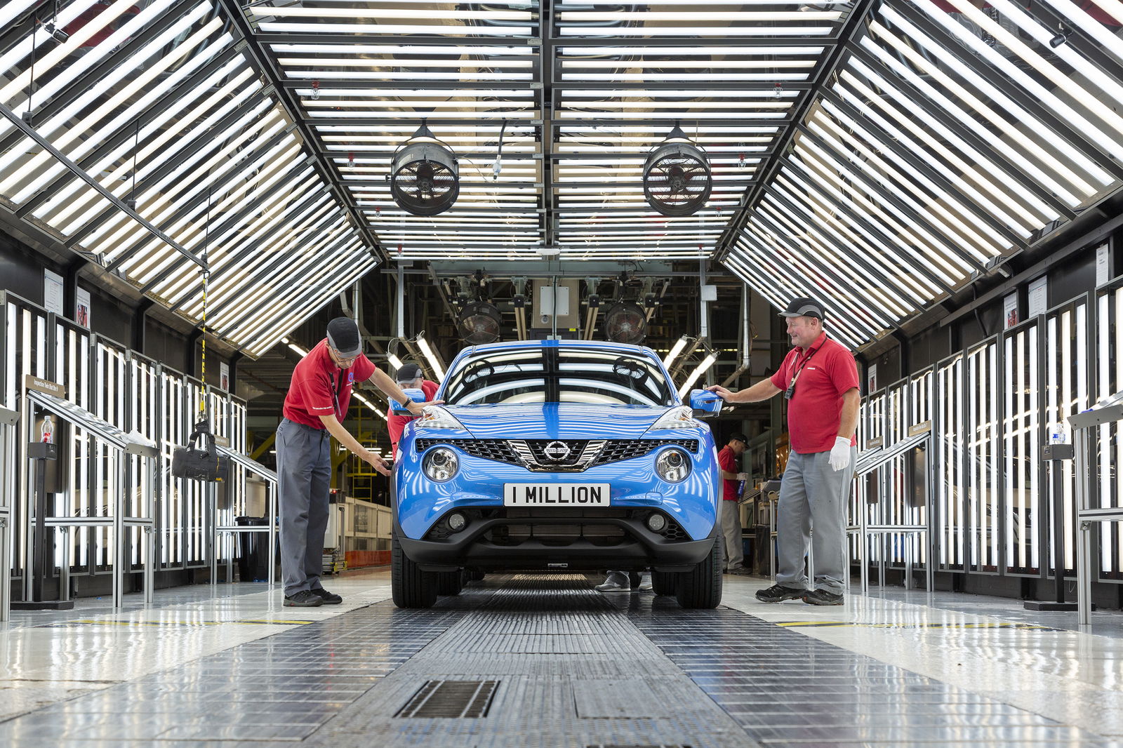 The one-millionth Juke also came out of the Sunderland factory