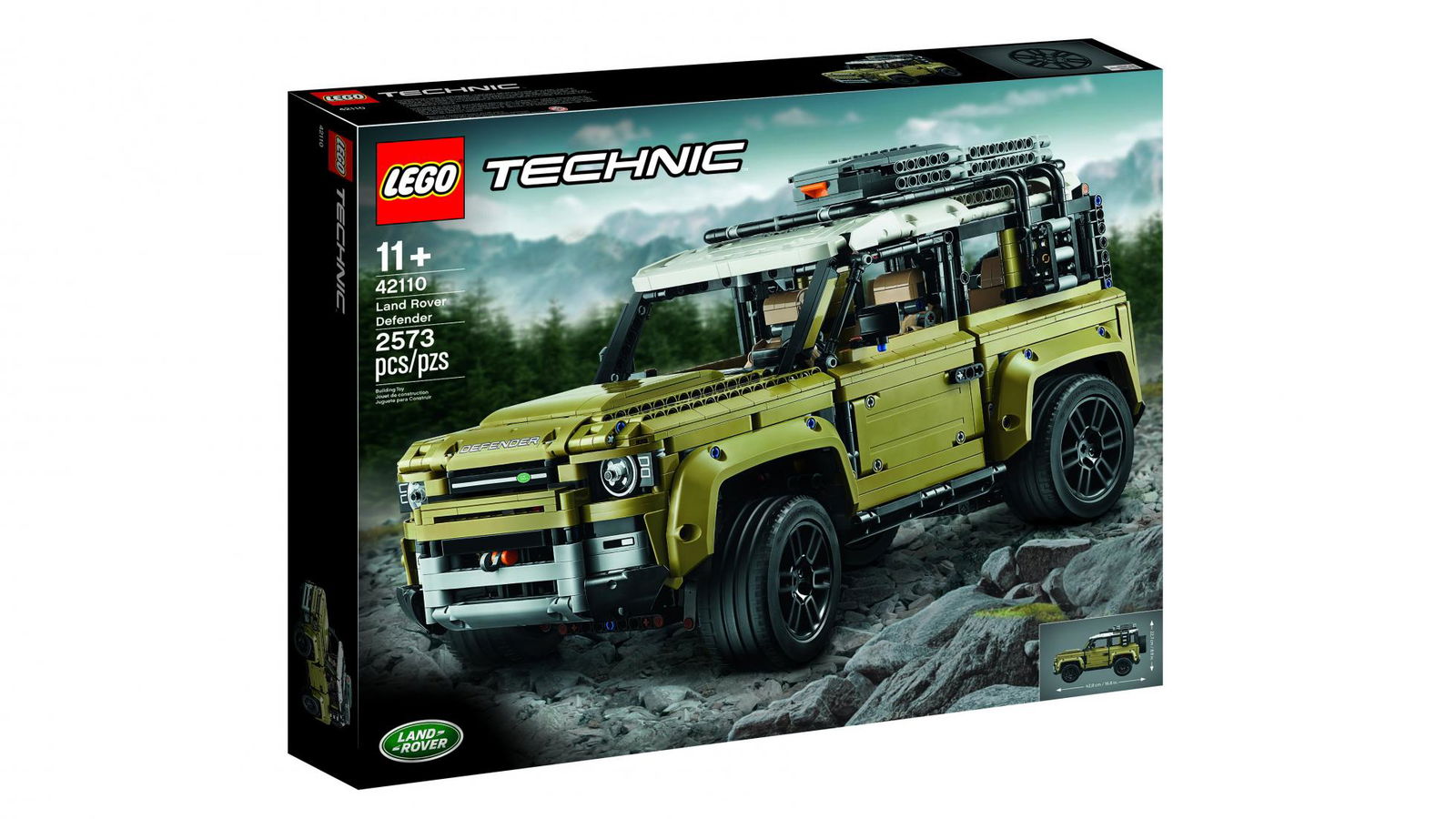 The Lego Technic Land Rover Defender Has High And Low-Range Gearboxes