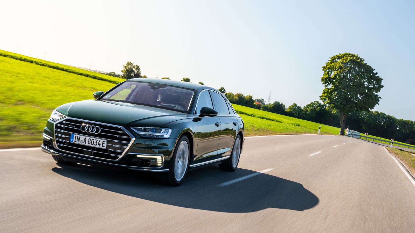 The 443bhp Hybrid Audi A8 L TFSI E Brings The Quiet, But Very Quickly