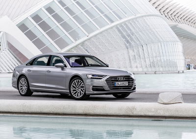 The 443bhp Hybrid Audi A8 L TFSI E Brings The Quiet, But Very Quickly