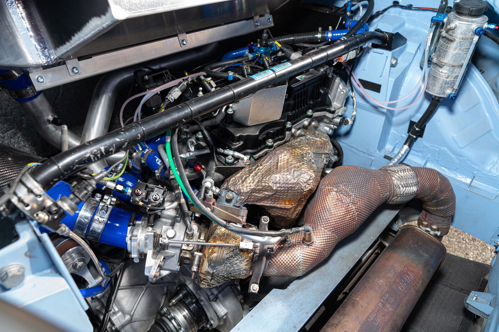 The Hyundai RM19 uses a mid-mounted 2.0-litre inline-four turbo engine producing nearly 400bhp