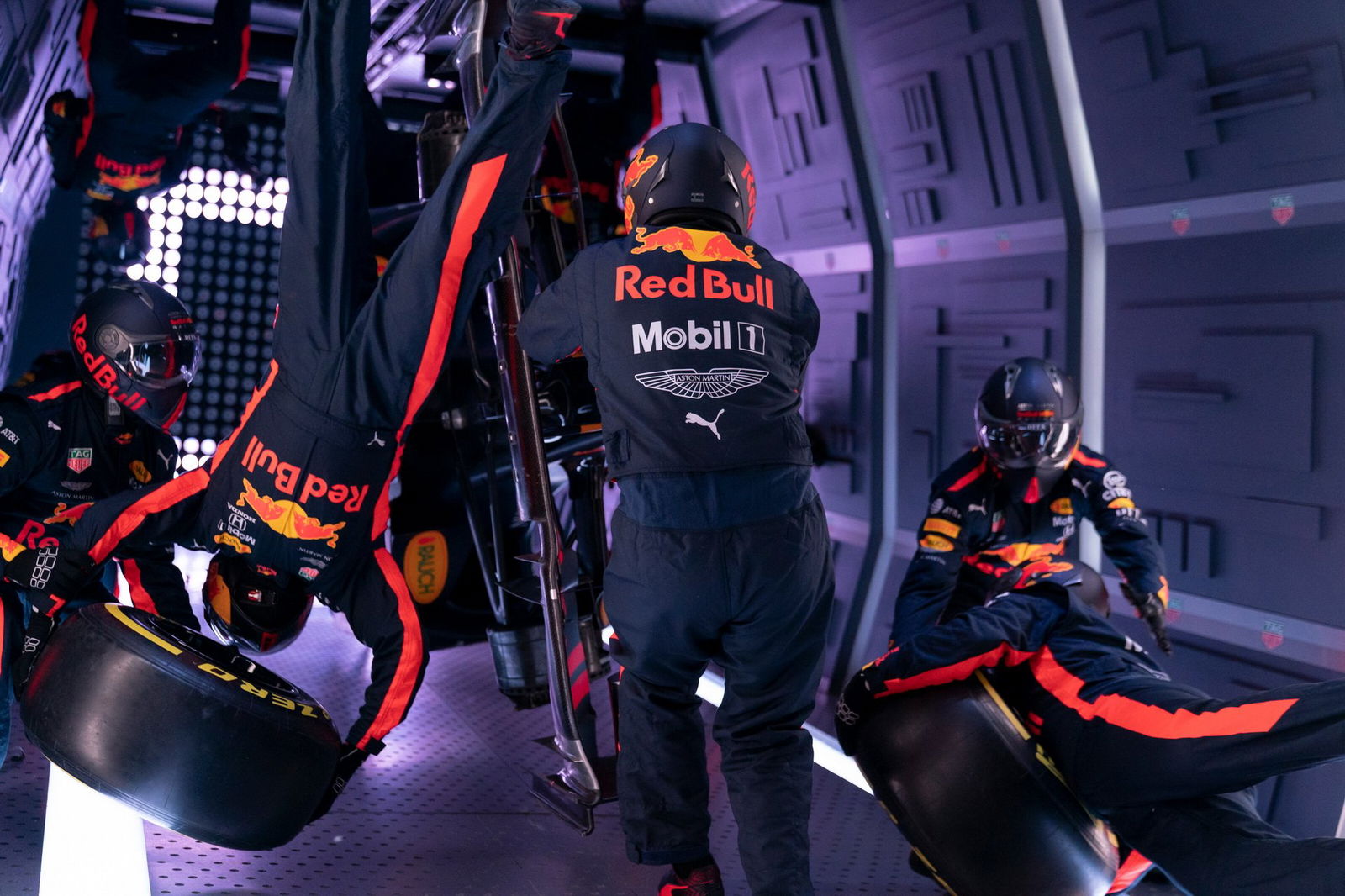 Not your standard pit-stop...