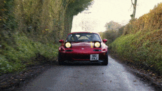 Tracking out the back of an RS300 doesn't go so well...
