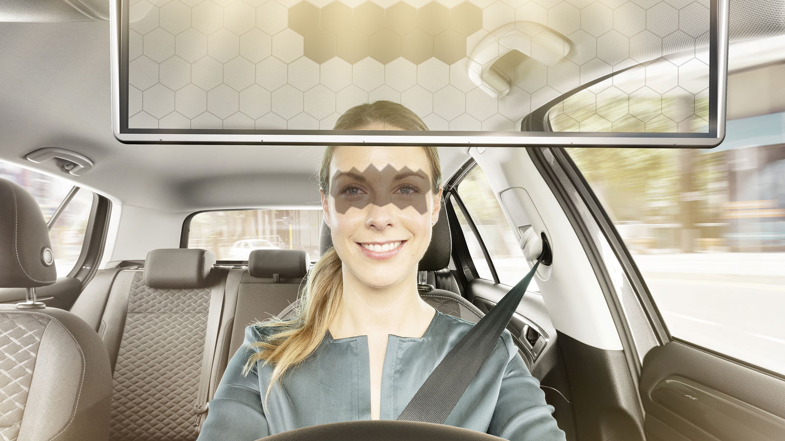 The Bosch Virtual Visor Aims To Festoon The Simplest Car Part With Tech