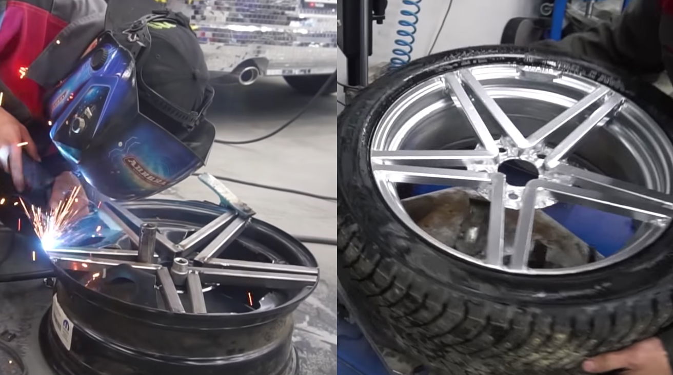 This Replica Mercedes-AMG 'Alloy' Is Made From A Steel Wheel